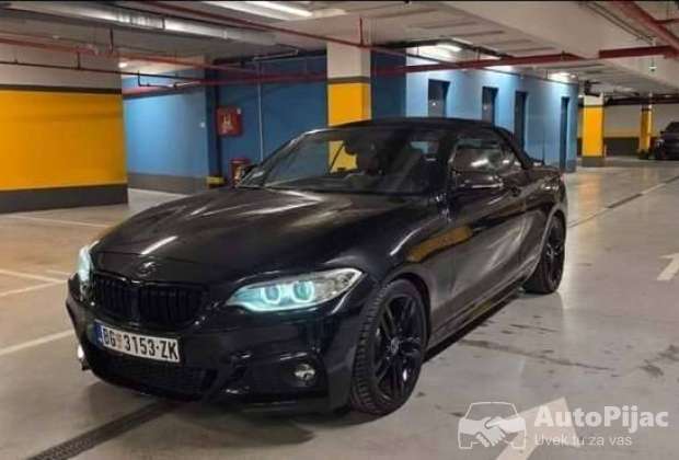 BMW 218 Black edition M																											2017. godište