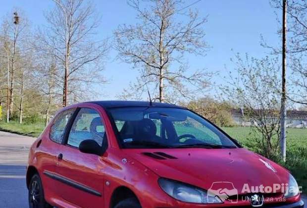 Pezo 206 1.1 benzin tek tek reg sedi vozi samo