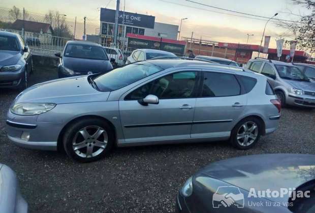 PEUGEOT 407 SW 2.0 HDI 100KW 2005.GOD DUGO REGISTROVAN TOTALNI FULL BEOGRAD
