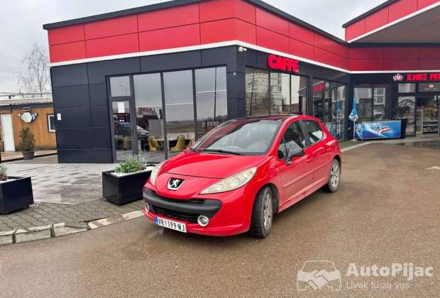 Pezo 207 1.6 registrovan godinu dana 2008 bez dinar ulog moguca zamena