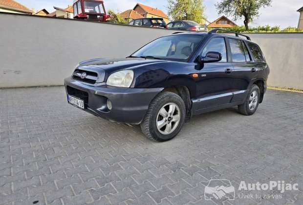 Hundai Santafe 2.0cdti 92kw 2005g 4x4pogon perfektno stanje reg dobre gume Moze zamena kes dogovor